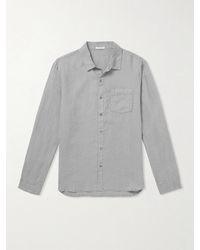 James Perse - Garment-Dyed Linen Shirt - Lyst