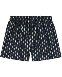 Sunspel - Printed Cotton Boxer Shorts - Lyst