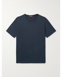 Loro Piana - Slim-Fit Silk And Cotton-Blend Jersey T-Shirt - Lyst