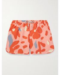 A Kind Of Guise - Gili gerade geschnittene kurze Badeshorts aus Shell mit Print - Lyst