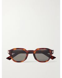 Saint Laurent - Sl 946 Round-Frame Recycled Acetate Sunglasses - Lyst
