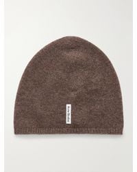 Acne Studios - Kassia Logo-Appliquéd Cashmere Beanie - Lyst