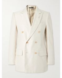 Tom Ford - Atticus Double-breasted Cotton And Silk-blend Corduroy Suit Jacket - Lyst