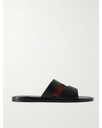 Loro Piana - Pilat Plain Walk Cutout Leather Sandals - Lyst