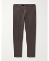Boglioli - Tapered Cotton-Blend Twill Suit Trousers - Lyst