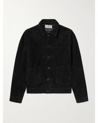 Officine Generale - Leo Suede Jacket - Lyst