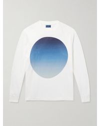 Blue Blue Japan - Printed Cotton-Jersey T-Shirt - Lyst