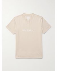 Givenchy - T-shirt in jersey di cotone con logo Archetype - Lyst