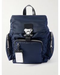 Fpm Milano - Bank On The Road Butterfly Pc Small Leather-Trimmed Econyl Backpack - Lyst