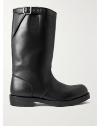 Dries Van Noten - Buckled Leather Boots - Lyst