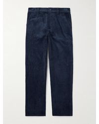 A.P.C. - Fergus Straight-leg Cotton-blend Corduroy Trousers - Lyst