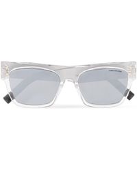 Dior - Cd Diamond S8I Square-Frame Acetate And Monogrammed-Tone Sunglasses - Lyst