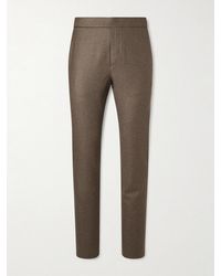 Loro Piana - Leisure City Slim-Fit Virgin Wool And Cashmere-Blend Trousers - Lyst