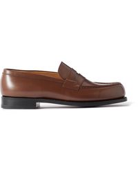 J.M. Weston - Leather Loafers - Lyst