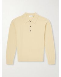 FRAME - Wool Polo Sweater - Lyst