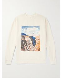 One Of These Days - Stop Printed Cotton-jersey Sweatshirt - Lyst