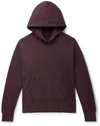 Visvim - Court Garment-Dyed Cotton-Blend Jersey Hoodie - Lyst