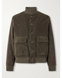 Valstar - Ino Cotton-Blend Corduroy Bomber Jacket - Lyst