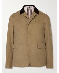 Thom Browne - Unstructured Wool-Trimmed Cotton-Corduroy Blazer - Lyst