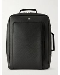 Montblanc - Companion Cross-Grain Leather Backpack - Lyst