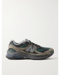 New Balance - 2010 Sneakers aus Mesh und Veloursleder mit Gummibesatz - Lyst