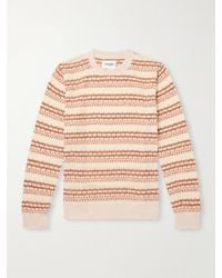 Corridor NYC - Striped Pointelle-Knit Sweater - Lyst