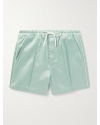 Tom Ford - Straight-Leg Satin Drawstring Shorts - Lyst