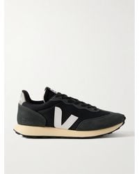 Veja - Rio Branco Leather-Trimmed Alveomesh And Suede Sneakers - Lyst