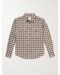 Visvim - Pioneer Checked Cotton-flannel Shirt - Lyst