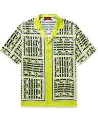 Gucci - Lido Camp-Collar Printed Silk-Twill Shirt - Lyst