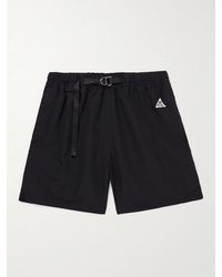 Nike - Acg Straight-leg Logo-embroidered Belted Nylon Shorts - Lyst