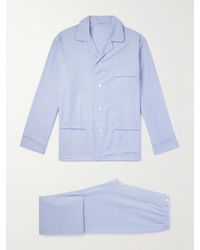 Thom Sweeney - Cotton-Twill Pyjama Set - Lyst