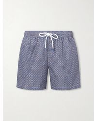 Fedeli - Madeira Printed Straight-leg Swim Shorts - Lyst