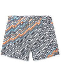 Missoni - Slim-fit Mid-length Printed Swim Shorts - Lyst