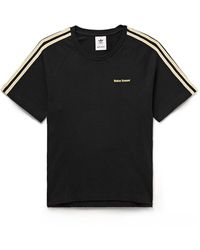 adidas Originals - Wales Bonner Webbing-trimmed Organic Cotton-jersey T-shirt - Lyst