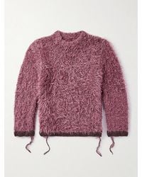 Sacai - Brushed-Knit Sweater - Lyst