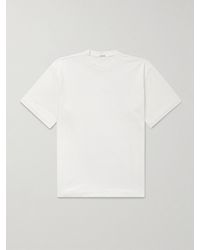 A.PRESSE - Heavy Weight Cotton-Jersey T-Shirt - Lyst