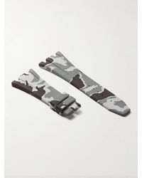 HORUS WATCH STRAPS - Deployant 42Mm Camouflage-Print Rubber Watch Strap - Lyst
