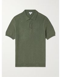 Sunspel - Slim-fit Cotton-piqué Polo Shirt - Lyst