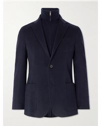 ZEGNA - Layered Cashmere Blazer - Lyst