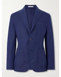 Eleventy - Lyocell And Linen-Blend Suit Jacket - Lyst