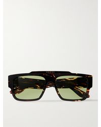 Gucci - Sonnenbrille mit D-Rahmen aus Azetat in Schildpattoptik - Lyst