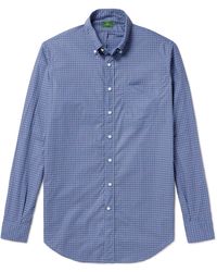 Sid Mashburn - Button-down Collar Checked Cotton Shirt - Lyst