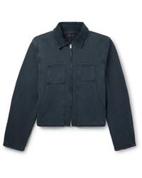 Les Tien - Cotton-jersey Zip-up Jacket - Lyst