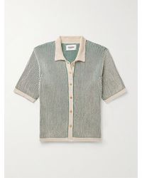 Corridor NYC - Plated Ribbed Cotton Shirt - Lyst