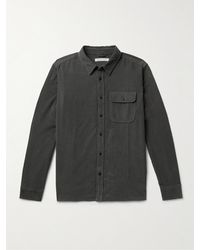 Outerknown Seventyseven Organic Cotton-corduroy Shirt - Grey