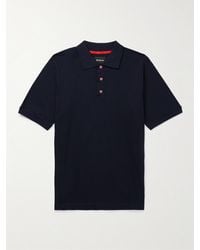 Kiton - Cotton-Piqué Polo Shirt - Lyst