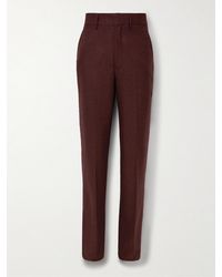 Gabriela Hearst - Harold Slim-Fit Straight-Leg Wool And Cashmere-Blend Twill Suit Trousers - Lyst