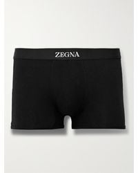 Zegna - Stretch-cotton Boxer Briefs - Lyst