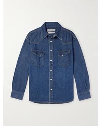 Remi Relief - Denim Western Shirt - Lyst